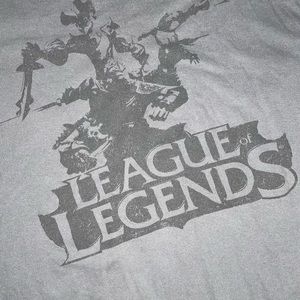 League of Legends Army Green Gaming Gamer TShirt XL